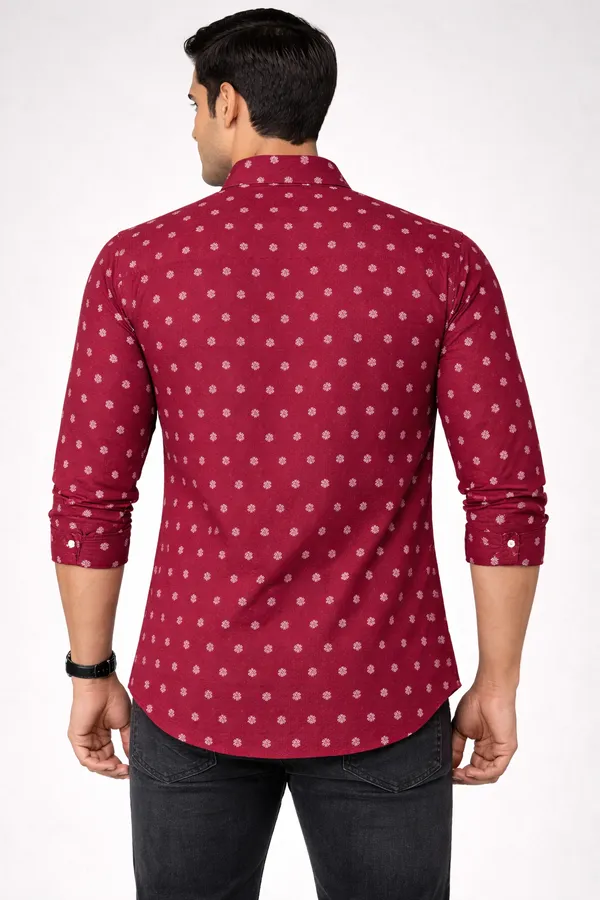 Tortoise_Navy_Maroon_Digital_Printed_Shirts_Premium_Cotton_Blend