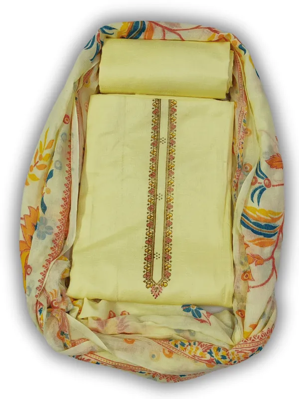 Mustard_Indo_Cotton_Printed_Suit_Unstitched_Dress_Material