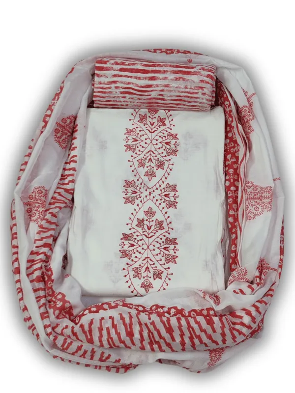 White_&_Red_Indo_Cotton_Printed_Unstitched_Dress_Material