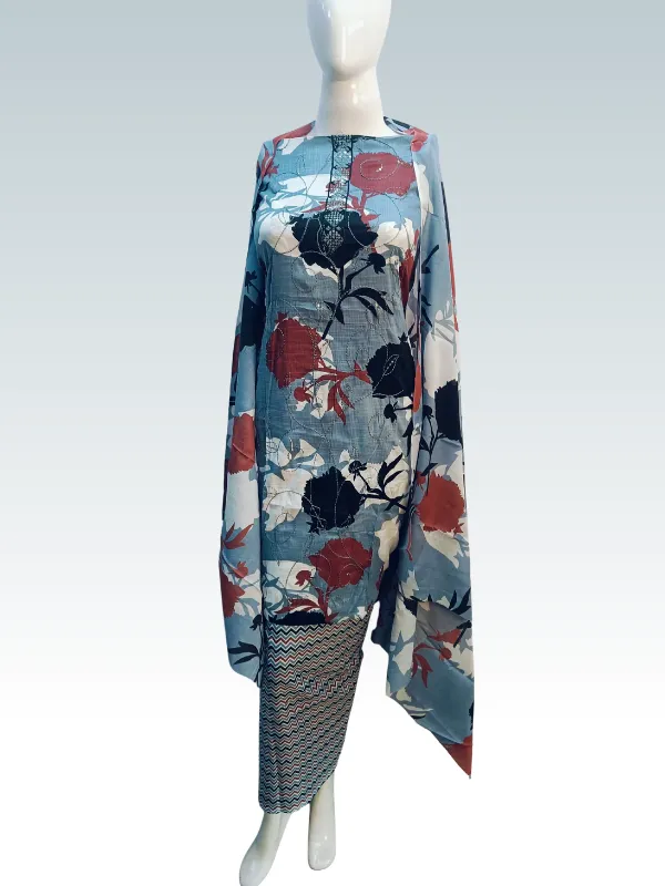 Sky_Blue_&_White_Indo_Cotton_Printed_Unstitched_Dress_Material