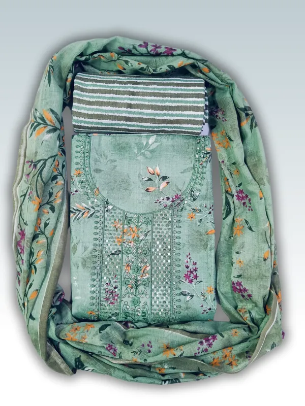 Green_Indo_Cotton_Printed_Unstitched_Dress_Material