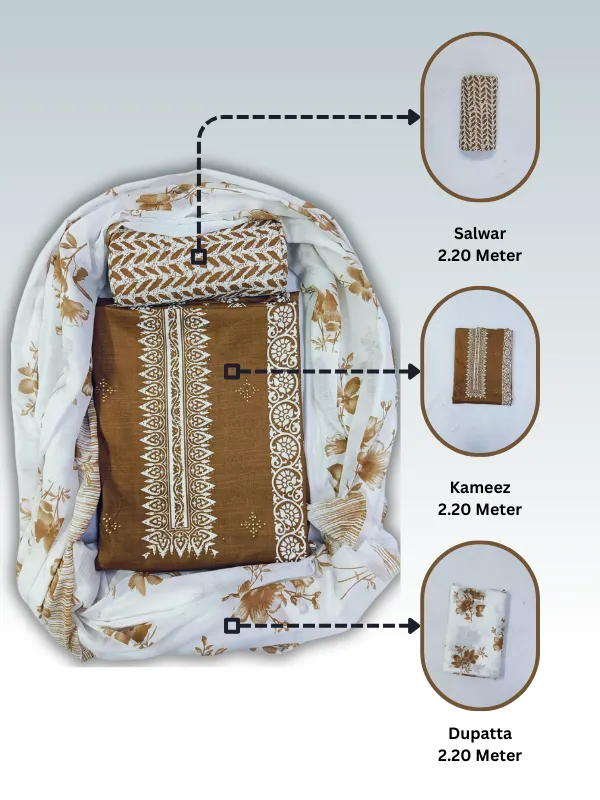 Brown_Indo_Cotton_Printed_Unstitched_Dress_Material
