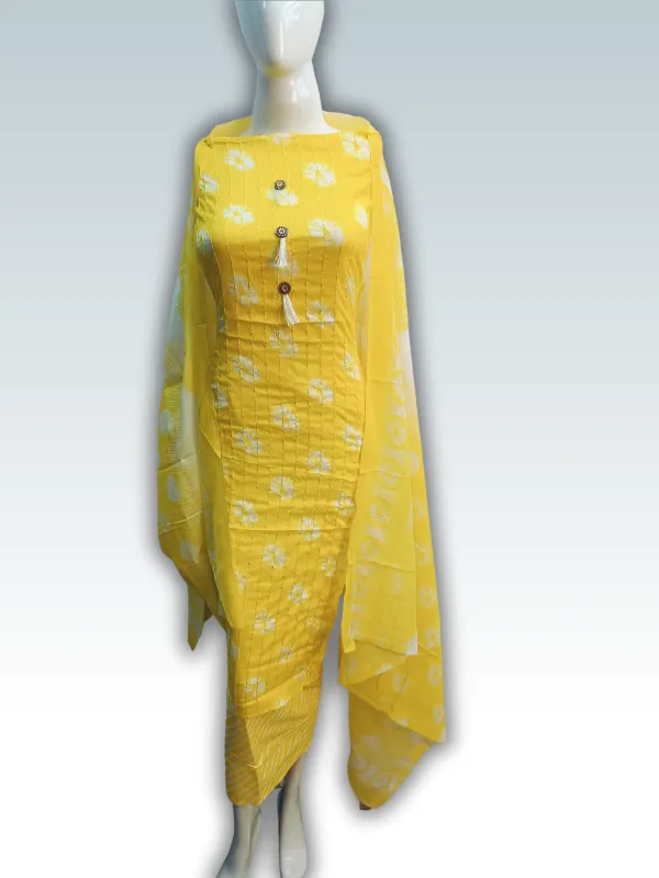 Yellow_indo_cotton_Printed_Unstitched_Dress_Material