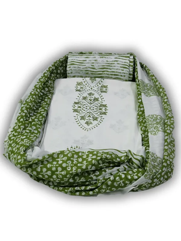 Green_Indo_Cotton_Printed_Suit_Unstitched_Dress_Material
