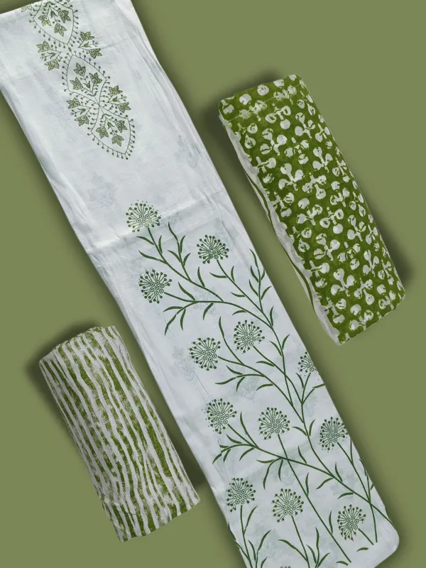 Green_Indo_Cotton_Printed_Suit_Unstitched_Dress_Material
