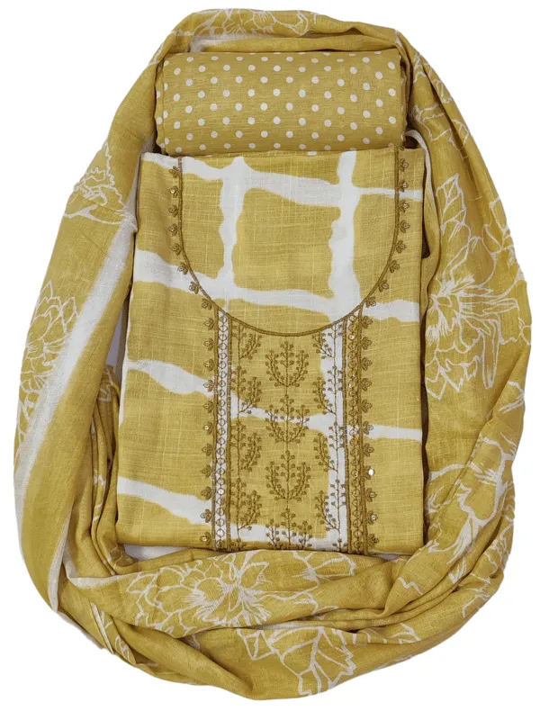 Brown_Indo_Cotton_Printed_Unstitched_Dress_Material
