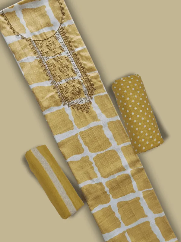 Brown_Indo_Cotton_Printed_Unstitched_Dress_Material