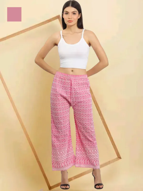 Colorful_Pink_Plazo_Pants_Collection:_Stand_Out_in_pink