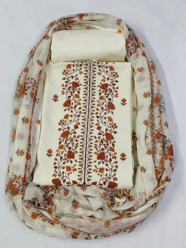 Cream_Indo_Cotton_Printed_Unstitched_Dress_Material