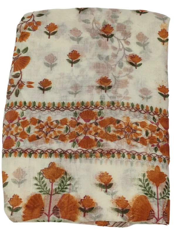 Cream_Indo_Cotton_Printed_Unstitched_Dress_Material