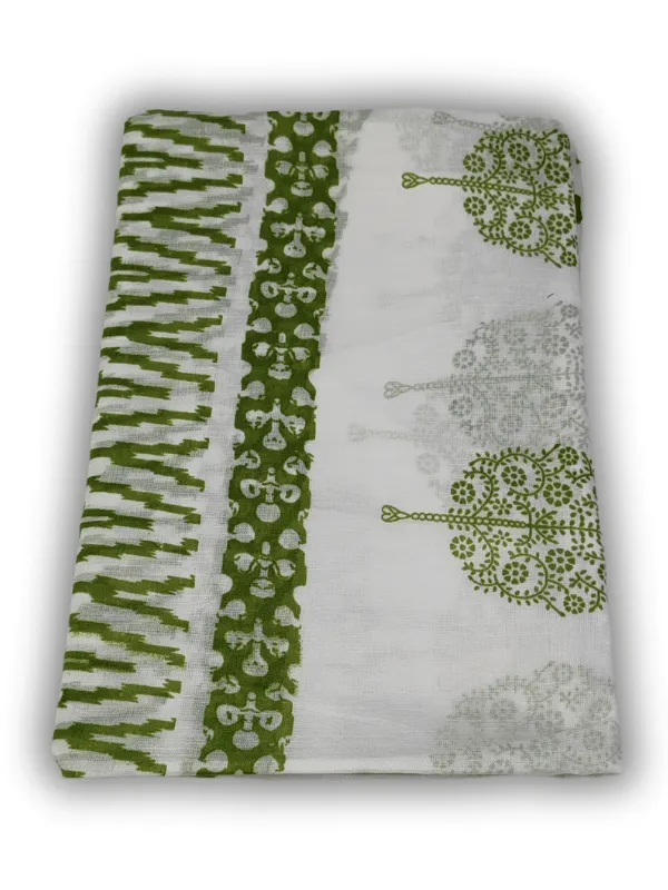 White_&_Green_Indo_Cotton_Printed_Suit_Unstitched_Dress_Material