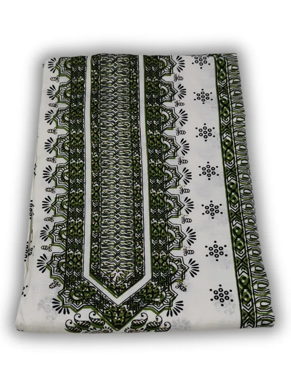 White_&_Green_Indo_Cotton_Printed_Suit_Unstitched_Dress_Material