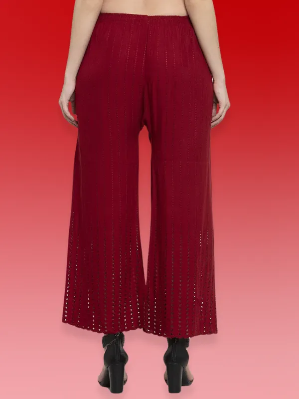 Sleek_Maroon_Shera_Plaazo:_Modern_Minimalism