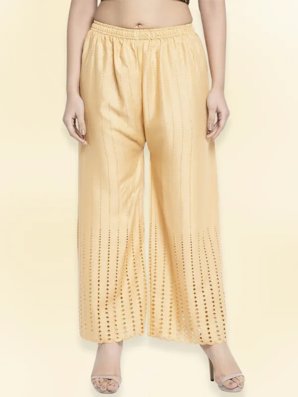 Vibrant_Beige_Shera_Plaazo:_Brighten_Your_Wardrobe