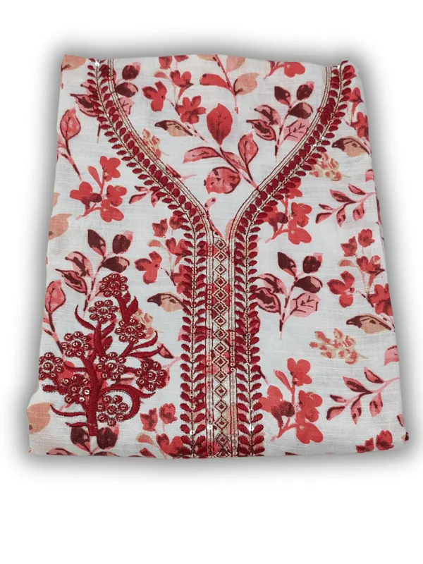 Red_&_White_Indo_Cotton_Printed_Unstitched_Dress_Material