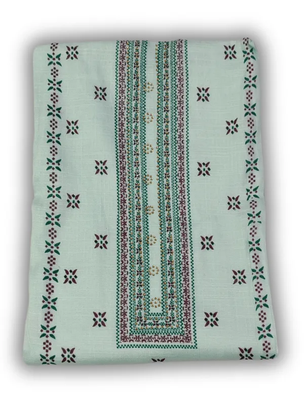 Mint_Green_Indo_Cotton_Printed_Unstitched_Dress_Material