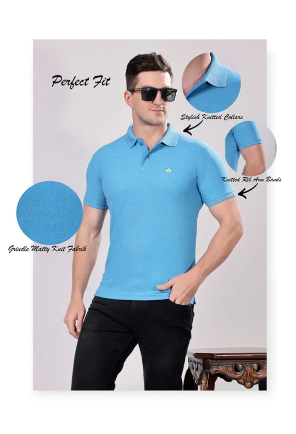 Premium__Blue_Polo_Tshirt_for_Men