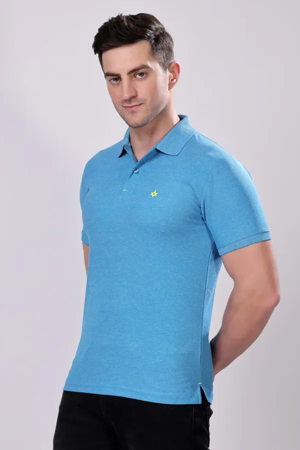 Premium__Blue_Polo_Tshirt_for_Men