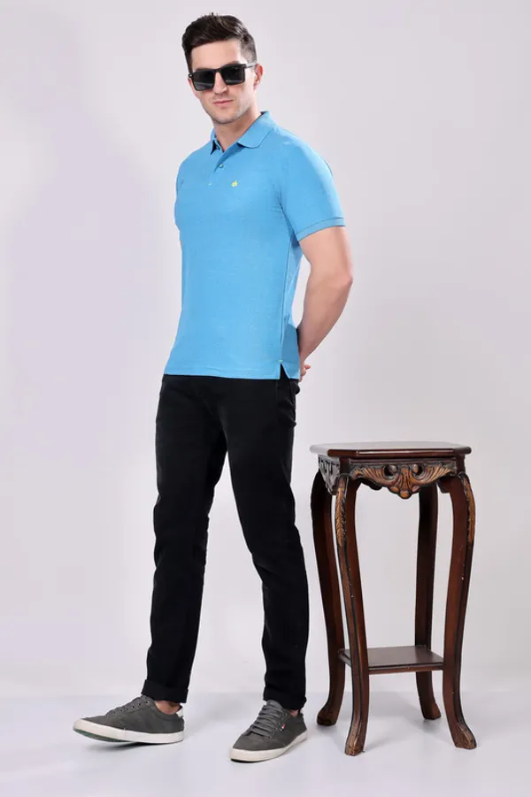 Premium__Blue_Polo_Tshirt_for_Men