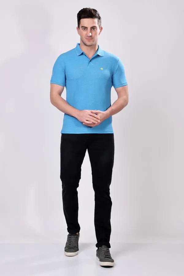 Premium__Blue_Polo_Tshirt_for_Men