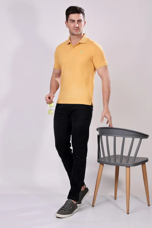 Premium__Mustard_Polo_Tshirt_for_Men