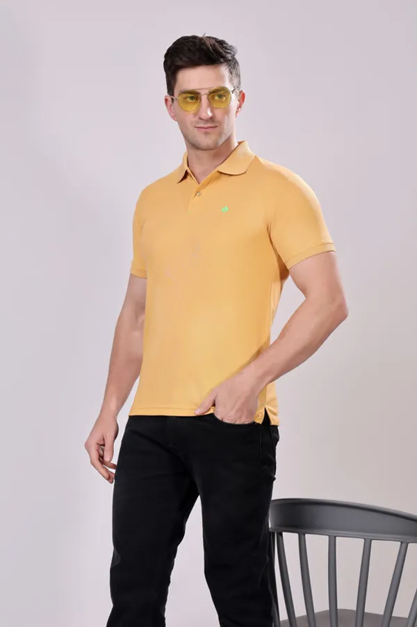 Premium__Mustard_Polo_Tshirt_for_Men