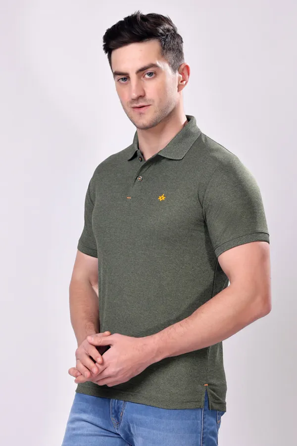 Premium__O_Green_Polo_Tshirt_for_Men