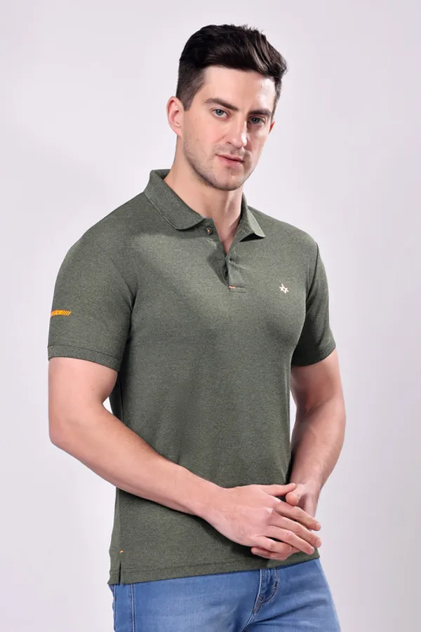 Premium__O_Green_Polo_Tshirt_for_Men