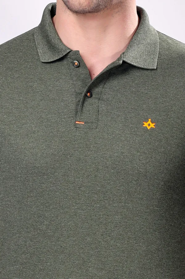Premium__O_Green_Polo_Tshirt_for_Men