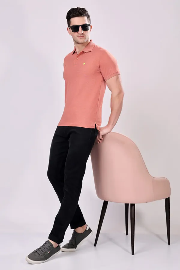 Premium__Rust_Polo_Tshirt_for_Men