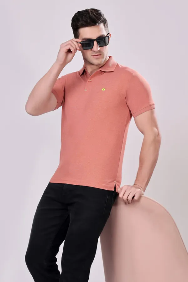 Premium__Rust_Polo_Tshirt_for_Men
