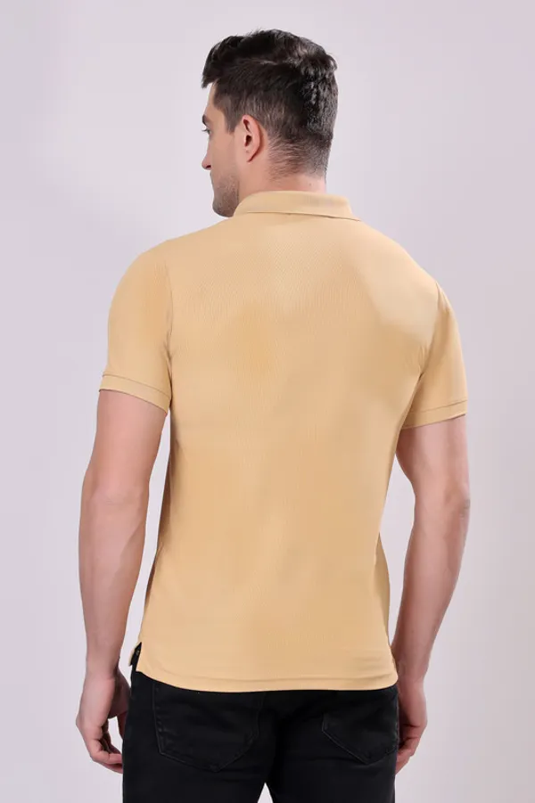 Premium__Plain_Beige_Color_Polo_Tshirt_for_Men