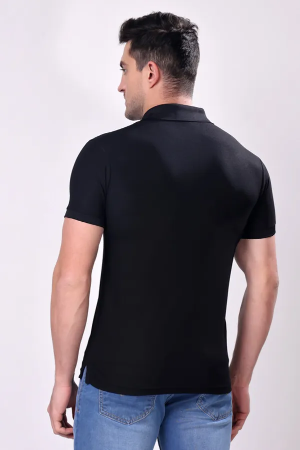 Premium__Plain_Black_Color_Polo_Tshirt_for_Men