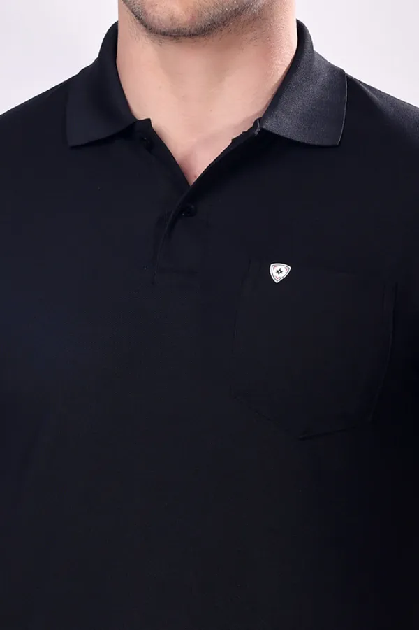 Premium__Plain_Black_Color_Polo_Tshirt_for_Men
