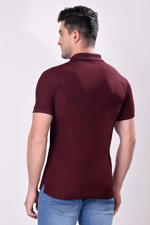 Premium__Plain_Burgundy_Color_Polo_Tshirt_for_Men