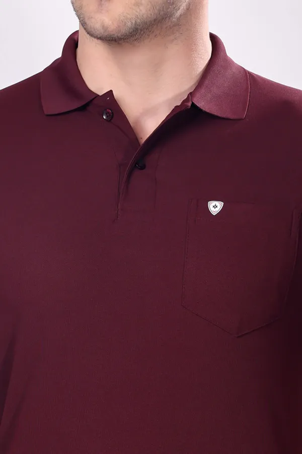 Premium__Plain_Burgundy_Color_Polo_Tshirt_for_Men
