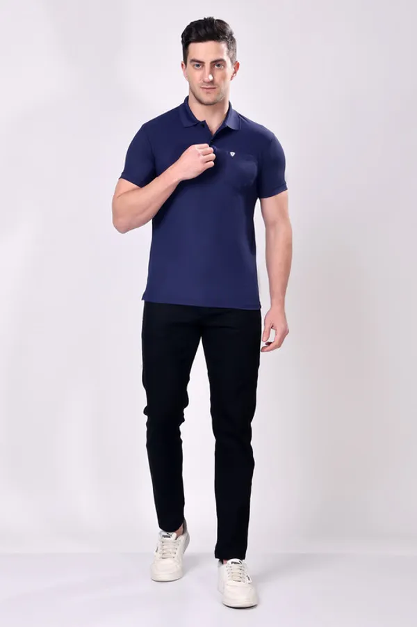 Premium__Plain_Navy_Color_Polo_Tshirt_for_Men
