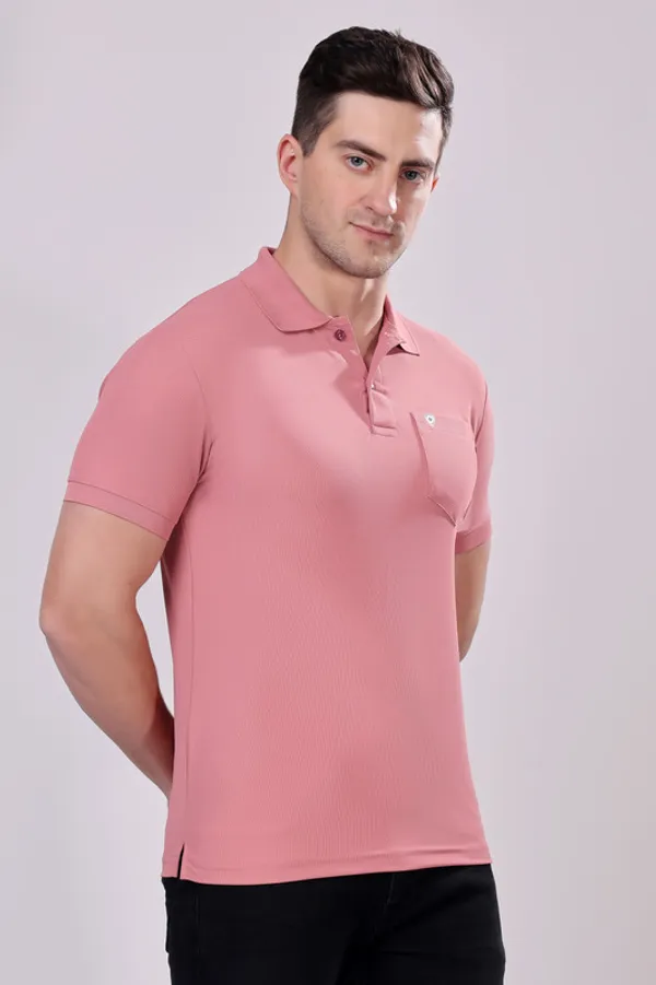 Premium__Plain_Pink_Color_Polo_Tshirt_for_Men