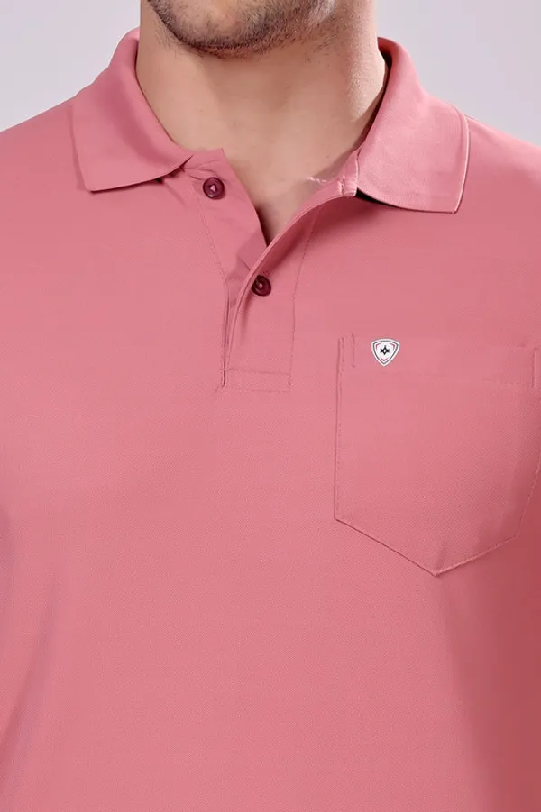 Premium__Plain_Pink_Color_Polo_Tshirt_for_Men