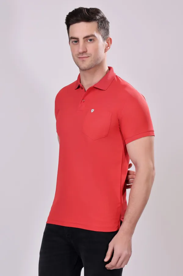 Premium__Plain_Red_Color_Polo_Tshirt_for_Men