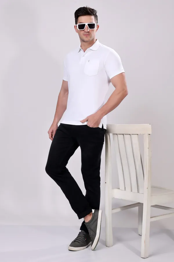 Premium__Plain_White_Color_Polo_Tshirt_for_Men