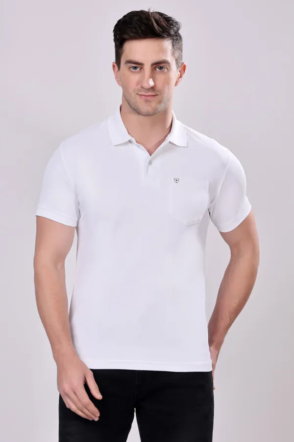 Premium__Plain_White_Color_Polo_Tshirt_for_Men