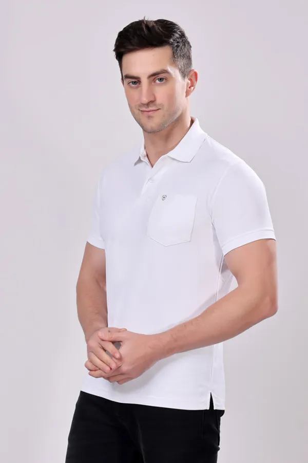 Premium__Plain_White_Color_Polo_Tshirt_for_Men