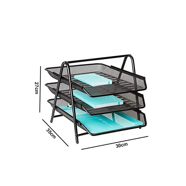 Sukhad Retails 4-Tier Metal File/Documents/Letters/A4 Size Files Rack ...
