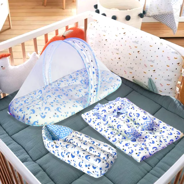 Galaxy_Baby_4_Piece_Bedding_Set_with_Pillow_and_Bolsters_Sleeping_Bag_and_Bedding_Set_Combo_(Blue)