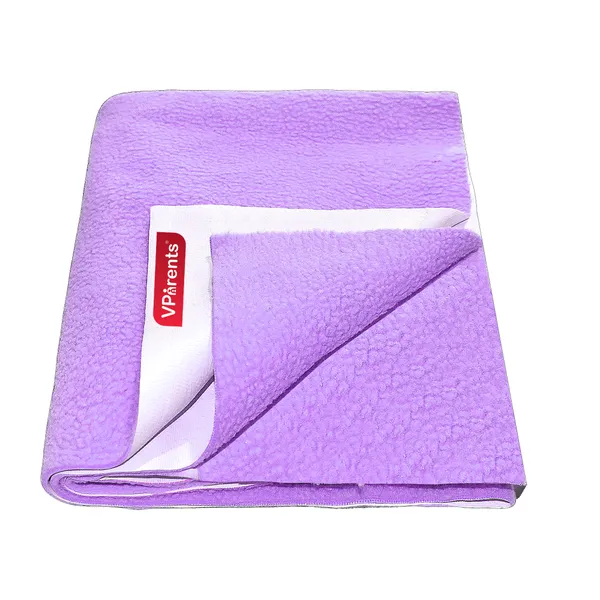 Chubby_Cheeks_Water_Proof_Baby_Bed_Protector_Reusable_Dry_Sheet_(Purple)_(Large)_(100_X_140)
