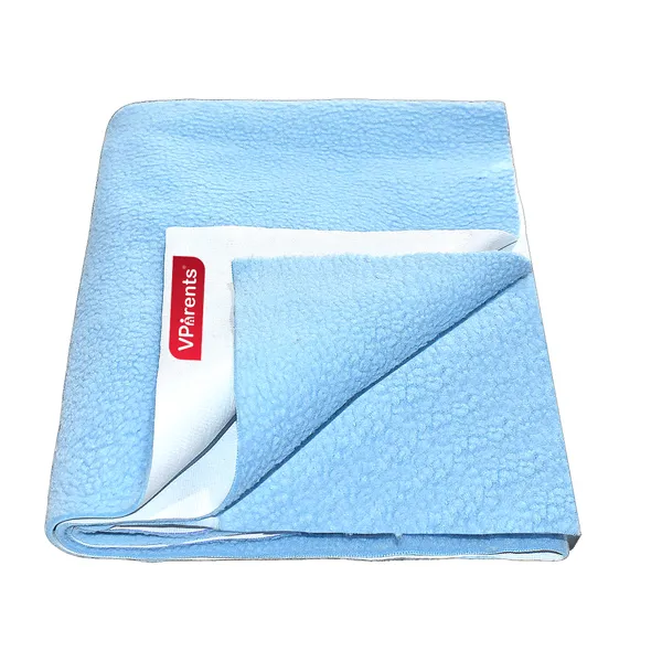 Chubby_Cheeks_Water_Proof_Baby_Bed_Protector_Reusable_Dry_Sheet_(Sky_Blue)_(Large)_(100_X_140)
