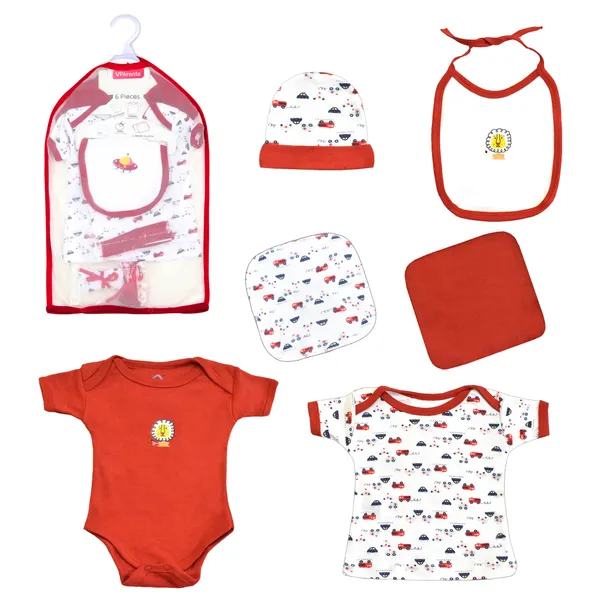 Pack_of_6_Honey_Punch_New_Born_Baby_Gift_Set_|_Red