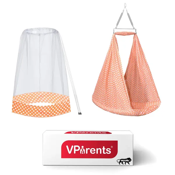 Toddler_Baby_Swing_Cradle_with_Mosquito_Net_and_Spring_(Peach)