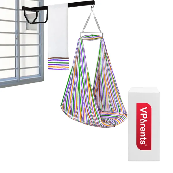Neonate_Baby_Swing_Cradle_with_Mosquito_Net_Spring_and_Metal_Window_Cradle_Hanging_Rod_(Blue)_(Purple)